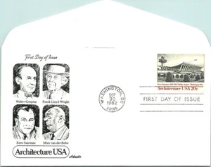 S01-5186, ARCHITECTURE, DULLES AIRPORT, * ARTMASTER FDC - Picture 1 of 2