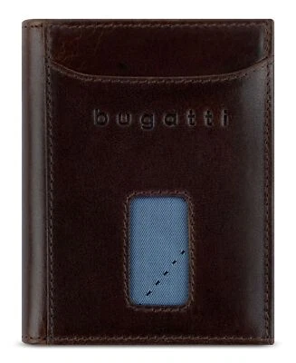 bugatti Secure Slim Special Mini Wallet Geldbörse Brown braun Neu - Bild 1 von 4
