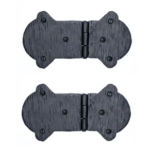 Pack de 2 Bisagras Mariposa Decorativas 5.5" para Puertas, Puertas y Muebles Forjadas a Mano - Imagen 1 de 5