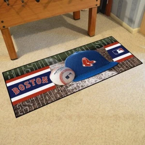 MLB - Boston Red Sox Baseball Runner Rug - 30in. x 72in. - Picture 1 of 5