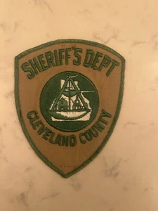 Vintage Cleveland County North Carolina Sheriff Patch - Obsolete - Picture 1 of 2