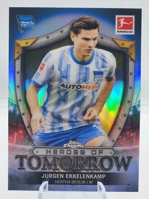 2021-22 Topps Chrome JURGEN EKKELENKAMP "Heroes of Tomorrow" Insert  MINT! - Image 1 of 2