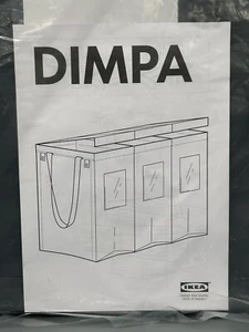 IKEA DIMPA Abfalltrennbeutel weiß/dunkelgrau/hellgrau 22x35x45 cm/35 l - Bild 1 von 2