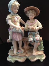 Arnart Figurine Boy and Girl Collecting Apples
