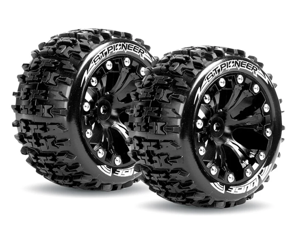 LOUISE ST-PIONEER Reifen soft auf Felge Stadium Truck LOUT3227SBH Rustler 4x4 HD - Bild 1 von 1