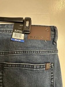 Buffalo David Bitton Jackson Straight Fit Herrenjeans (blau, 36W x 34L) Neu mit Etikett - Bild 1 von 11