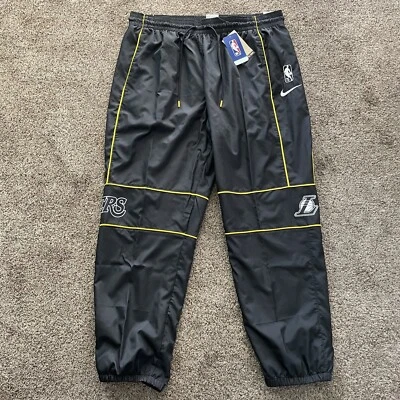Pantalones Nike Los Angeles Lakers Tejidos Dri-Fit Negros NBA 75 Aniversario Talla 2XL Foto 1 de 4