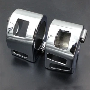 Chrome Switch Housing Cover Fits All Yamaha V-Star 650 XVS 650 Classic/Silverado - Picture 1 of 4