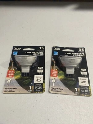 Feit 4 Watt LED Light 340 Lumens Warm White 3000K 12V GU5.3 Base Non-dimmable - Image 1 of 4