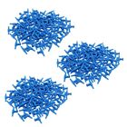 300 StüCk Blau Plastic 2-Wege-Aquarium-Aquarium-Luftpumpen-Steuerventil für1053