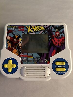 X-men Tiger Handheld, Tested And Works But Missing Back Battery Cover