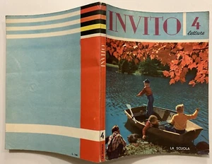 libro ILLUSTRATO SCUOLA ELEMENTARE SECONDO CICLO INVITO 4 LETTURE LA SCUOLA 1960 - Picture 1 of 11