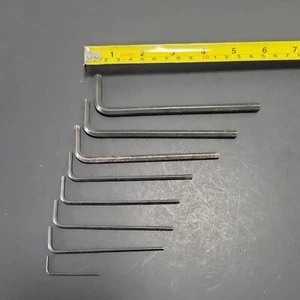 Craftsman Hex Key Short Long Arm Allen Key SAE Metric  L Shaped Hex 8pc  - Picture 1 of 12