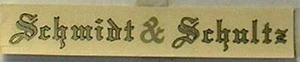Calcomanía para fallboard Schmidt & Schultz