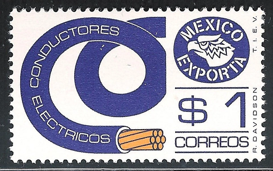 pe011 México Exporta MNH papel 1; Sc#1114 Mc#1492 Et#ex011 Foto 1 de 1