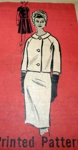 *SCHÖNER VINTAGE 60er Jahre RÖCKE & JACKE Schnittmuster BRUSTUMFANG 39 - Bild 1 von 1