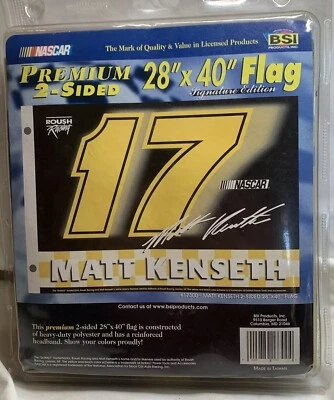 NASCAR Matt Kenseth #17 Two Sided 28 x 40 Flag Banner - Image 1 of 3