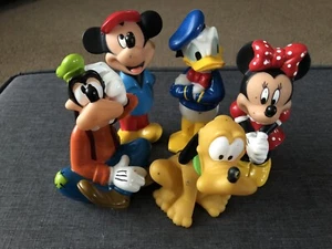 Vintage Disney’s Mickey Mouse and Friends Vinyl Rubber Squeak Toys Lot Of 5 - Picture 1 of 9