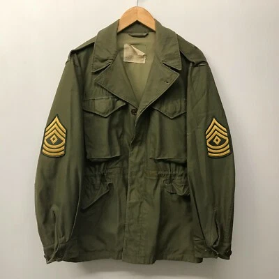 Vintage US Army M43 Field Jacket, Size Medium M-12 - Image 1 of 4