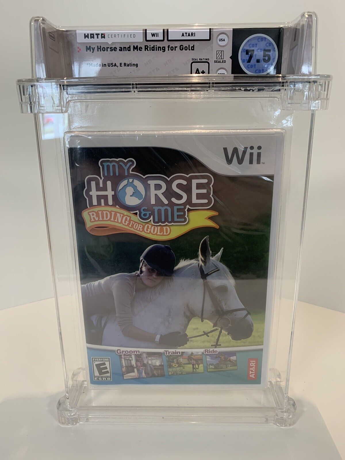My Horse & Me: Riding for Gold Wii WATA Graded 7.5 POP 1 Holy Grail