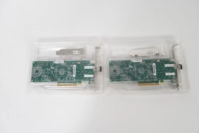 Lot of 2 Emulex LPE12000-E PCIe Single Port 8Gb Fibre Channel HBA - Image 1 of 4