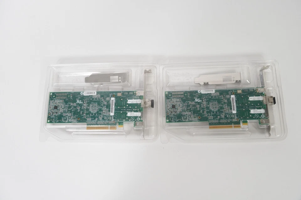 Lot of 2 Emulex LPE12000-E PCIe Single Port 8Gb Fibre Channel HBA - Image 1 of 4