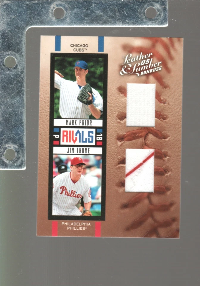 2000's DONRUSS/PLAYOFF/PACIFIC Game-Used Bat/Uniform/Auto Cards PICK FROM LIST! - Image 1 of 1