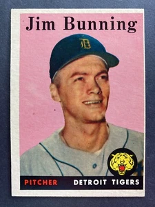 1958 Topps #115 Jim Bunning (Detroit Tigers) HOF! 2nd YEAR CARD! (B) - Picture 1 of 2