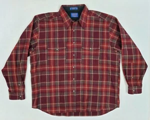Pendleton Plaid Wool Outdoor Shirt Button Up Men's XL EXC COND - Picture 1 of 5