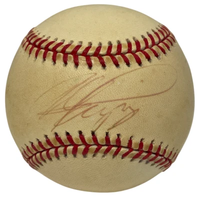Mike Piazza Signed Rawlings National League Baseball New York Mets JSA COA K - Image 1 of 4