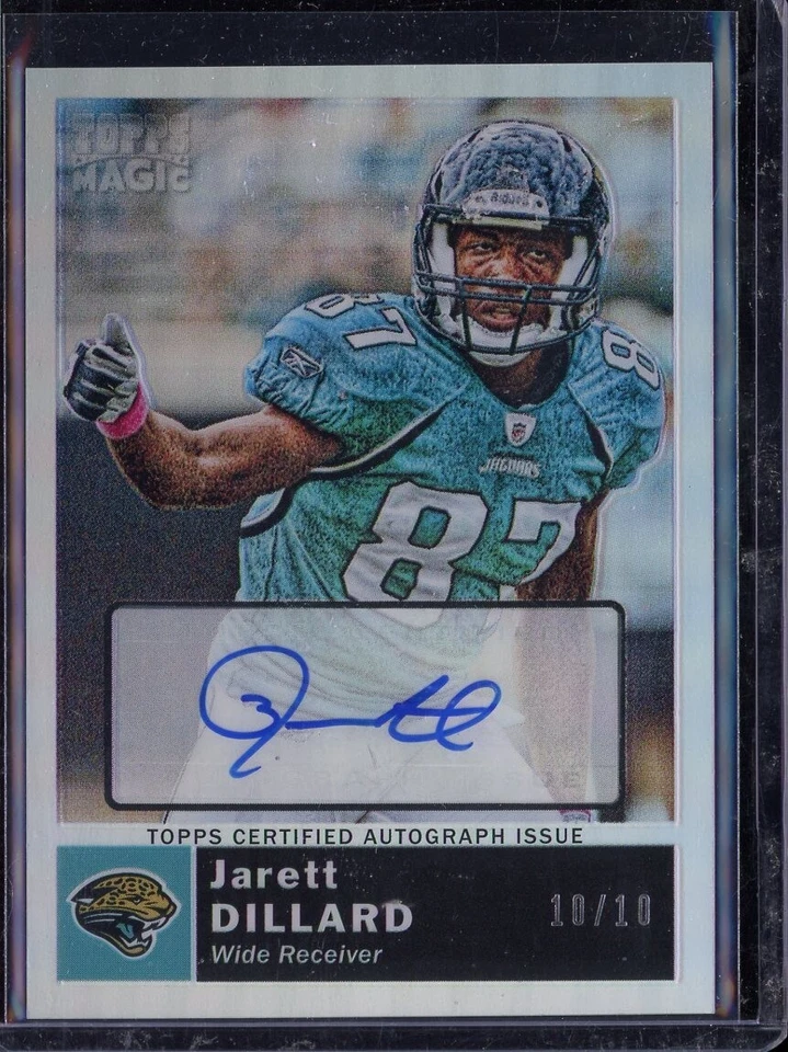 2010 Topps Magic Autographs Chrome Refractors #167 Jarett Dillard 10/10 - Image 1 of 1