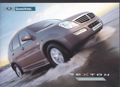 SsangYong Rexton Sales Brochure + Price List + Specification Sheet 2005 - Image 1 of 3