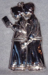 Precio Económico Gorham Plata Electro Plato Coro Niños Adorno de Navidad Colgante - Imagen 1 de 2