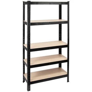 5 Tier Garage Shelving Rack Heavy Duty Metal Shelves Boltless Storage Unit - Picture 1 of 10