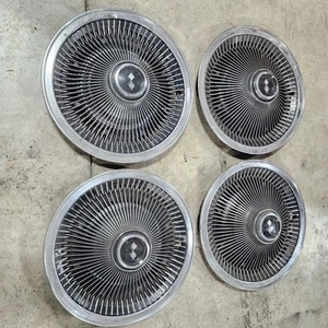C3 Corvette Deluxe Wheel Cover 68-74 Turbine Hubcap Wire Wheel OEM USED 15" FLAW - Picture 1 of 21