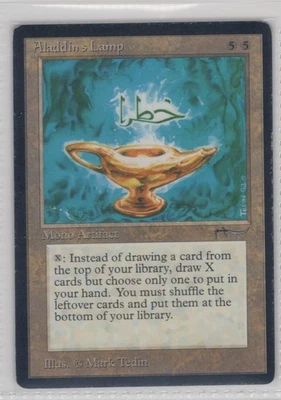 ONE (1) Aladdin's Lamp Arabian Nights Regular - ACTUAL CARDS - US SELLER vintage - Image 1 of 4