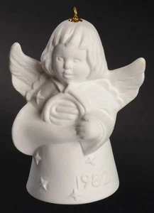 Goebel Angel Bell Ornament Angel With French Horn-White - No Box 3923958 - Picture 1 of 1