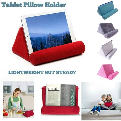 Tablet Pillow Holder Stand Foam Book Rest Reading Bed Support Cushion For iPad - Image 1 of 4