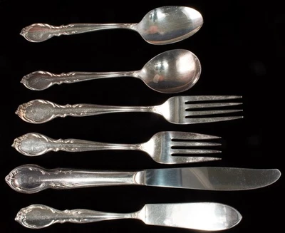 Wm. Rogers 50 piezas Moonlight Royal Victorian Lovelight 1959 Foto 1 de 3