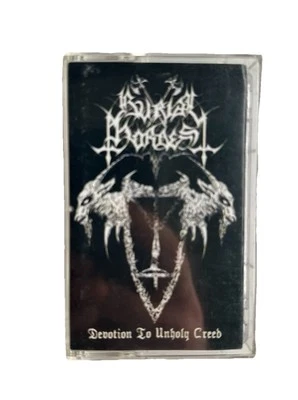 Burial Hordes— Devotion To Unholy Creed Music Cassette Tape 2008 - Image 1 of 2