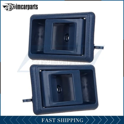 2 piezas manijas de puerta azul interior derecho izquierdo interior para Prizm 89-92 Foto 1 de 4