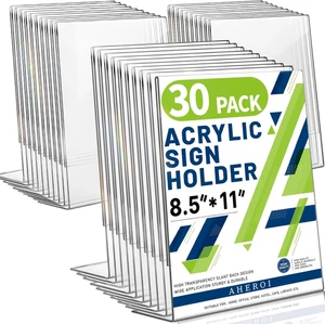 Soporte Acrilico 30 Piezas 85 x 11 Para Documentos Carteles Oficinas Y Escuelas - Bild 1 von 12