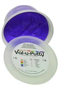 Val-u-Putty 10-3945 Exercise Putty, Plum, X-Firm, 1lbs - Picture 1 of 3