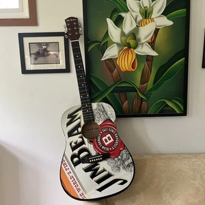 Glen Burton Jim Beam Rare Promo Acoustic Guitar Mont, Gentry Model GA41-MD101-TS - Picture 1 of 6