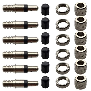 Bike Schrader Cores Valves Tyre Valves Cores Valves Stem Cores Wheel Repair Set - Picture 1 of 8