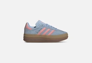 Adidas Original Gazelle Bold Clear Sky Pink Girls Youth Size 5.5Y fit Women Size - Picture 1 of 5
