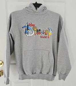 Vintage Walt Disney World Hoodie Sweatshirt Size Large - Picture 1 of 5
