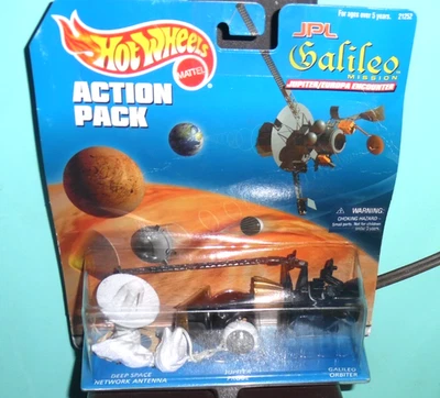 De colección Hot Wheels JPL Galileo Mission Action Pack Jupiter Europa Space Probe Se Foto 1 de 4