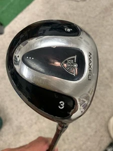 MAXFLI Black Max 15* 3wood W/ Harrison Striper Regular Graphite Shaft + Balls - Picture 1 of 4