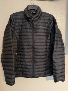 Eddie Bauer Microlight Down Jacket  (650 Fill)- Women’s XL Black - Picture 1 of 9